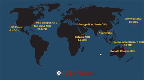 us warship locations today